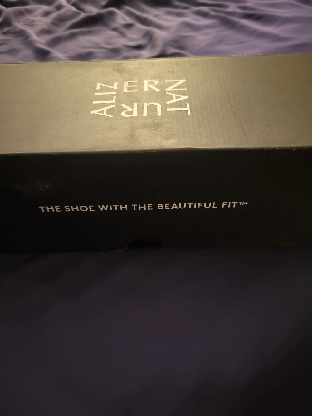 Naturalizer Black Ballet Flats with Tan Insole